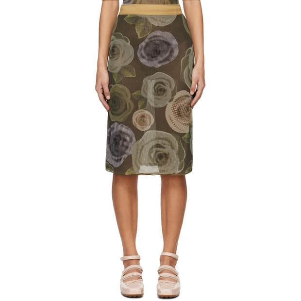 Open yy HUG&HEART CUTOUT SKIRT | 후루츠패밀리