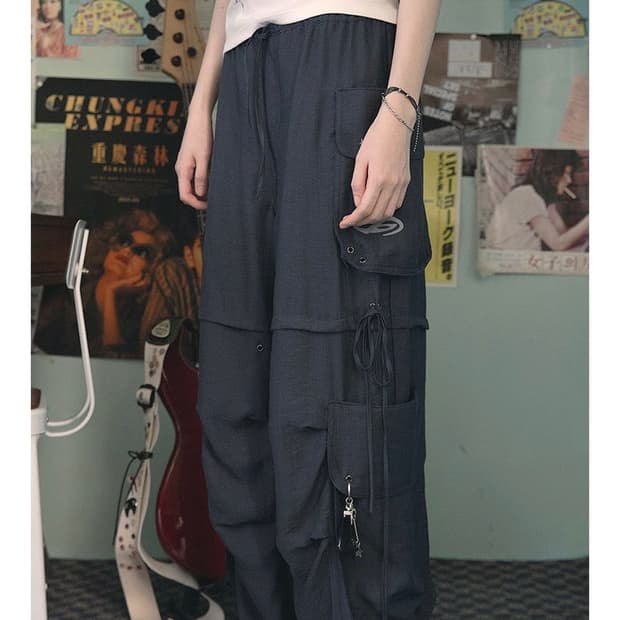 ★ MISEKI SEOUL★ Pocket cargo bootscut pants BLACK MSK2403 Shop 미세키서울부츠컷 on Bunjang Global Site - No more