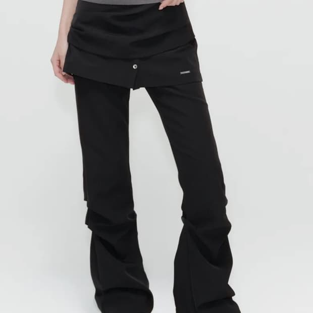 パンツ MISEKI SEOUL Draped shirt skirt pants 미세키서울 Draped shirt skirt pants | 후루츠패밀리