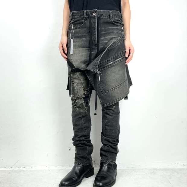 D.HYGEN 24SS Bum Flap Distressed Denim | 후루츠패밀리