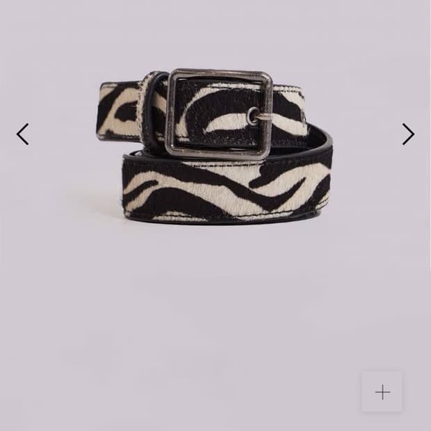 Jaded london zebra belt | 후루츠패밀리