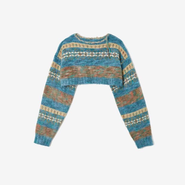 PERVERZE 本田翼着用Blend Border Knit Cardigan PERVERZE 本田翼着用Blend Border Knit Cardigan - メルカリ