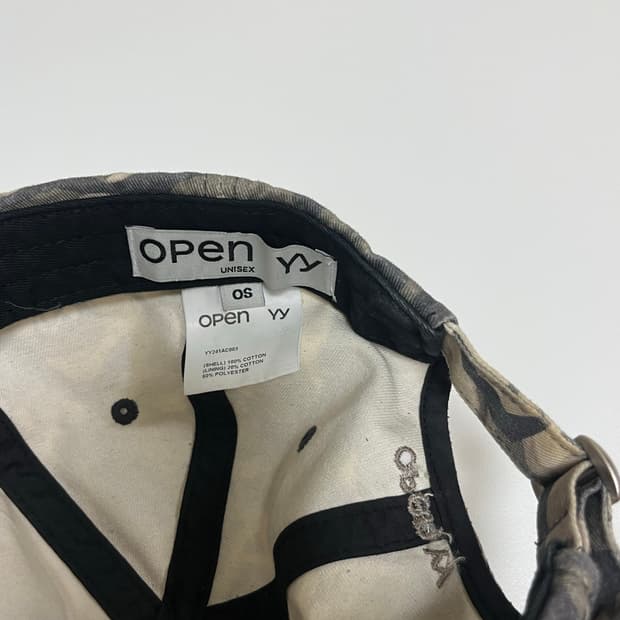 오픈 와이와이 카모 캡 카키 Open Yy Camo Cap Khaki | 후루츠패밀리