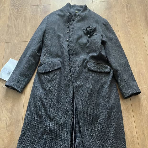 Andrew Driftwood Balmacaan Coat ② andrew driftwood ♂ Balmacaan Coat C-2 ⁡ ⁡ ⁡ USED MARKET NEXT51