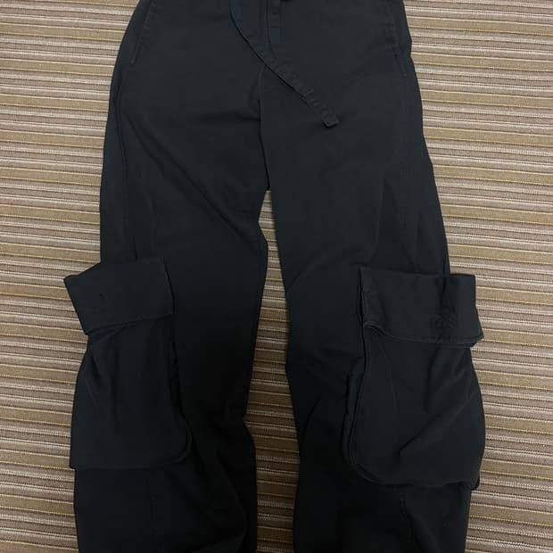 Open yy washed rolled cargo pants | 후루츠패밀리