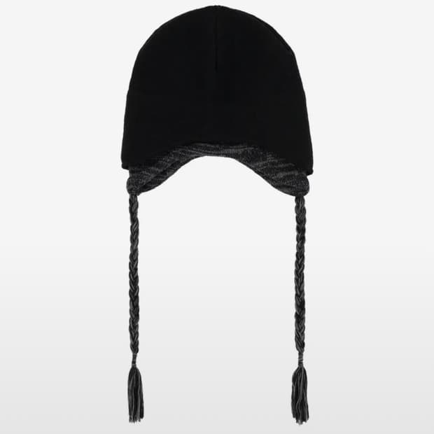 Coyseio 코이세이오 비니 블랙 DOUBLE TROOPER BEANIE BLACK