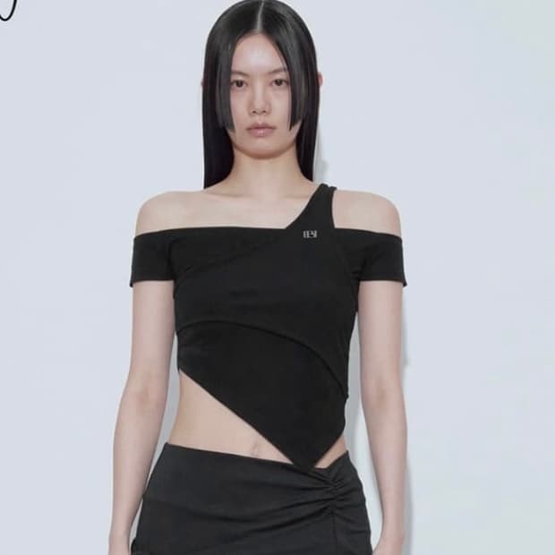 【BOHEMIAN SEOUL】LAYERED OFF-SHOULDER TOP 보헤미안 서울 Layered off-shoulder top | 후루츠패밀리