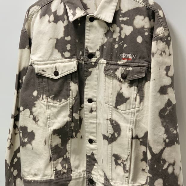 Supreme Bleached Denim Trucker Jacket | 후루츠패밀리