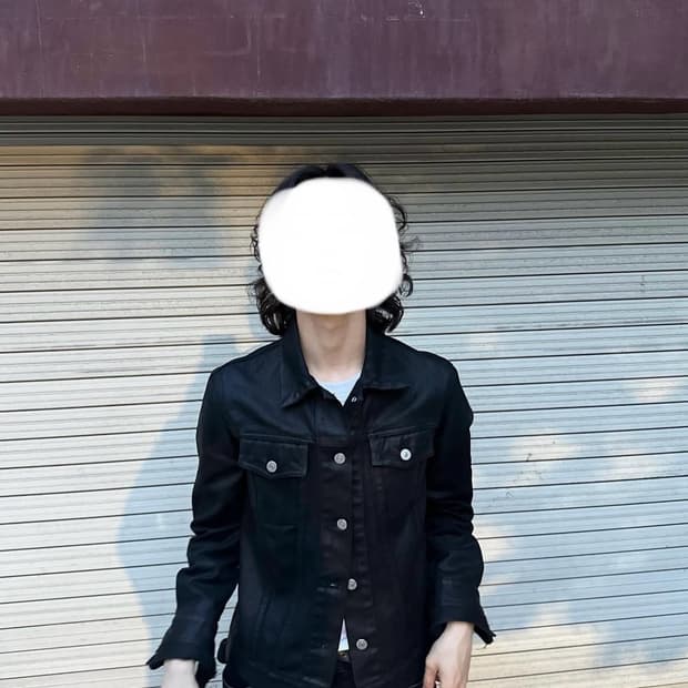 1999 Helmut Lang coated denim jacket | 후루츠패밀리
