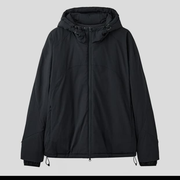 미세키서울 Hoodie double button coat CHARCOAL | 후루츠패밀리