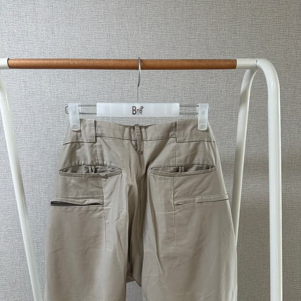 OPEN YY ROLLED WAIST SWEAT CARGO PANTS | 후루츠패밀리