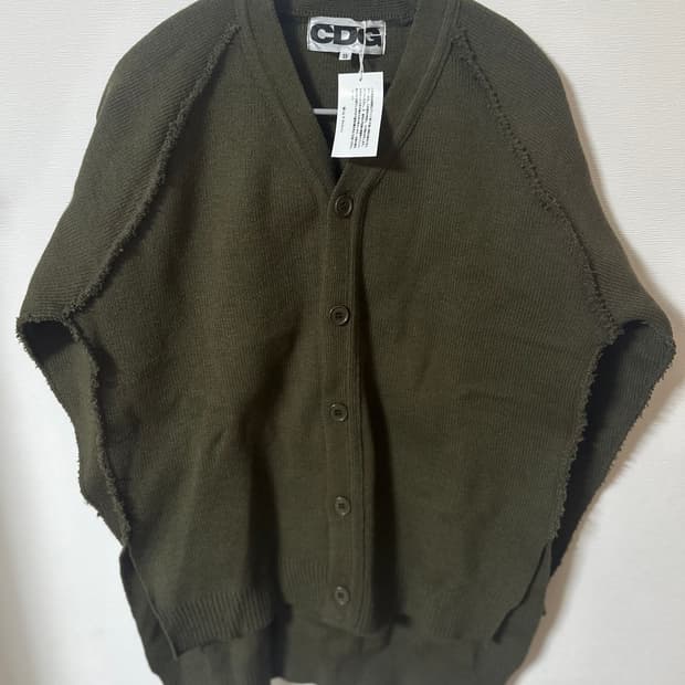 s*a様 CDG Outside Seam Long Back Cardigan COMME DES GARCONS OUTSIDE SEAM LONG BACK CARDIGAN (COMME des