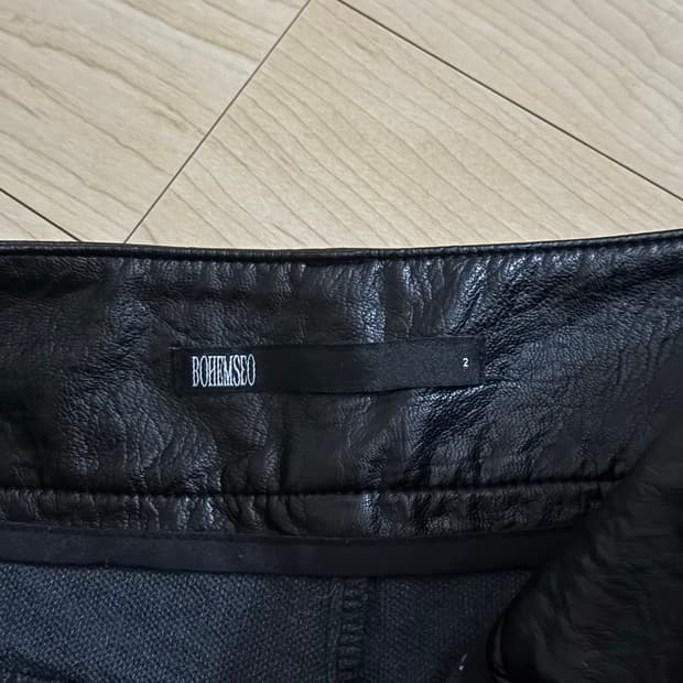 BOHEMIAN SEOUL Motorcycle leather shorts