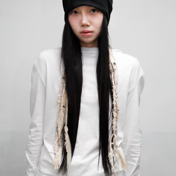 【PASTER】 BRAIDED HAIR KEYRING BEANIE PASTER】 BRAIDED HAIR KEYRING BEANIE Paster 패스터 braided hair