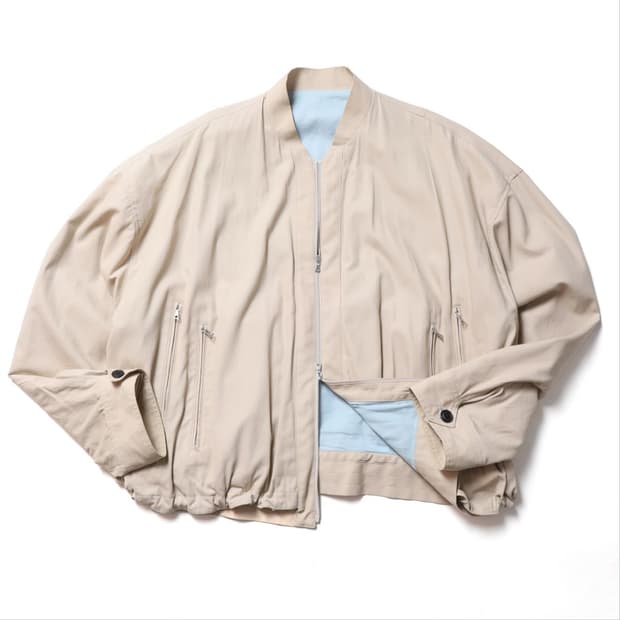 uru Tokyo cotton zip up blouson 【公式通販】