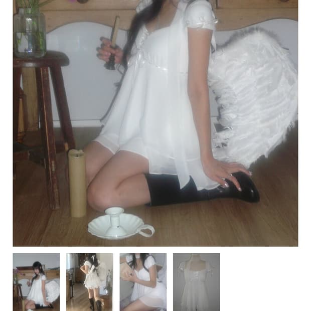 angelnumber555 Snow angel blouse | 후루츠패밀리