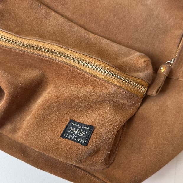 5525gallery x Porter suede backpack | 후루츠패밀리
