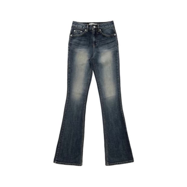 BOHEMSEO Boots Cut Denim Pants Gray | 후루츠패밀리