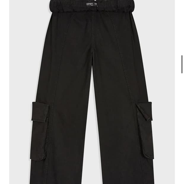 Open yy washed rolled cargo pants | 후루츠패밀리