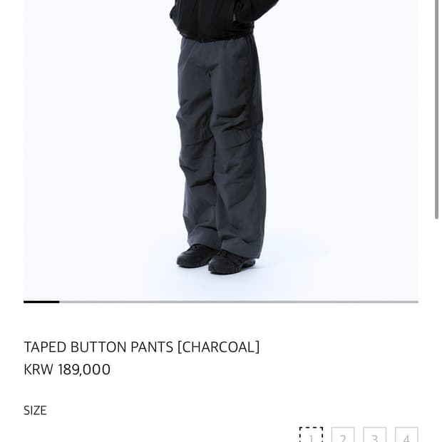 【新品未使用】SANSANGEAR TAPED BUTTON PANTS 新品未使用】SANSANGEAR TAPED BUTTON PANTS
