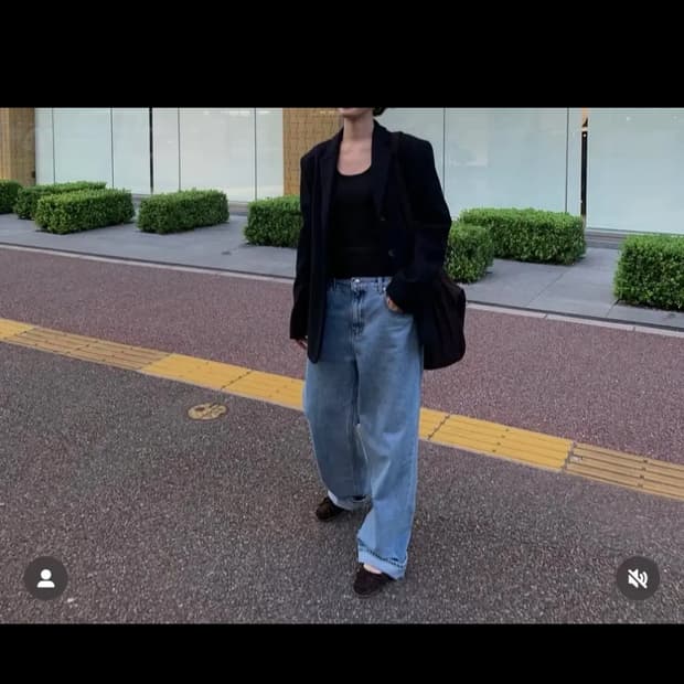 더바넷 daddy loose-fit denim pants L 미착용새상품 | 후루츠패밀리