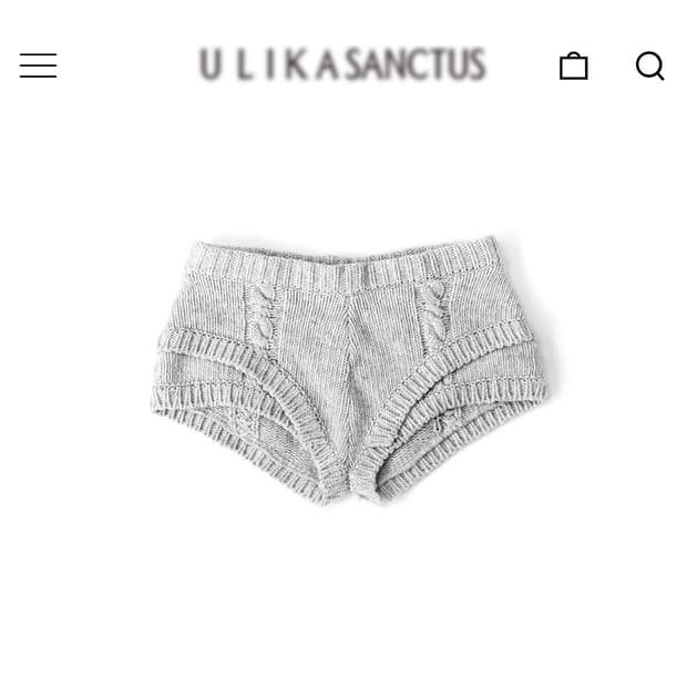 Ulika Sanctus Rope knit shorts | 후루츠패밀리