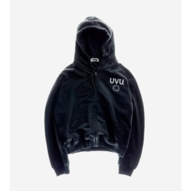 UVU Paris 25 Zipped Hoodie Ink Blue | 후루츠패밀리