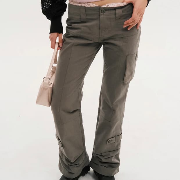 Bohemian seoul strap cargo sweatpants | 후루츠패밀리