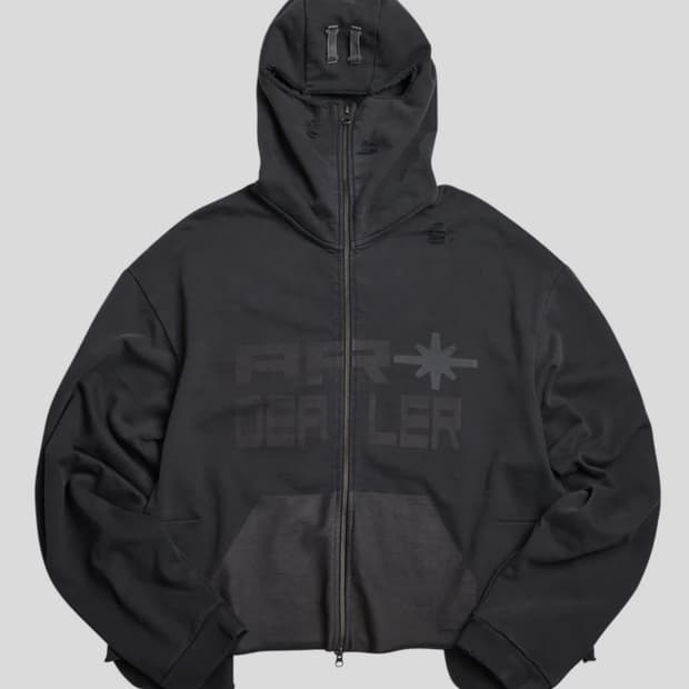 PROJECT GR DISTRESSED LAYER ZIP HOODIE | 후루츠패밀리