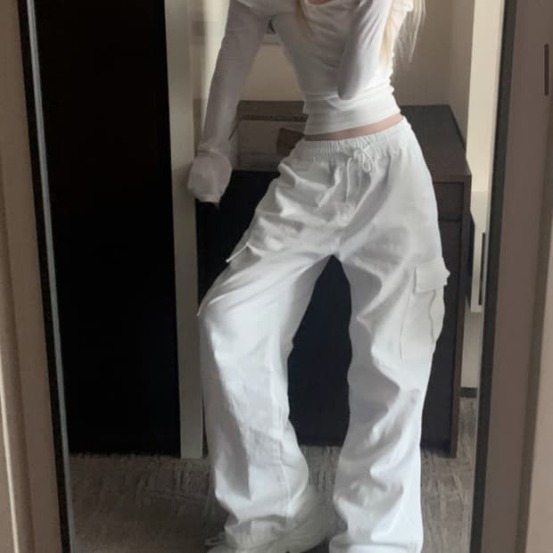 【suzen】Uncheek Wide Cargo Pants suzen】Uncheek Wide Cargo Pants