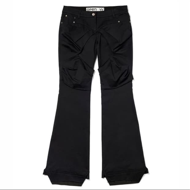 OPEN YY ROLLED WAIST SWEAT CARGO PANTS | 후루츠패밀리