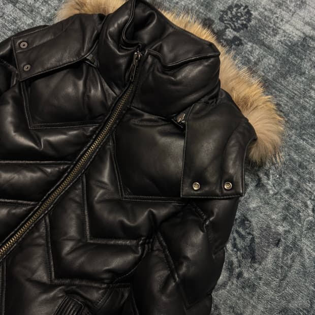 Jackrose 00s archive fur leather down ja | 후루츠패밀리