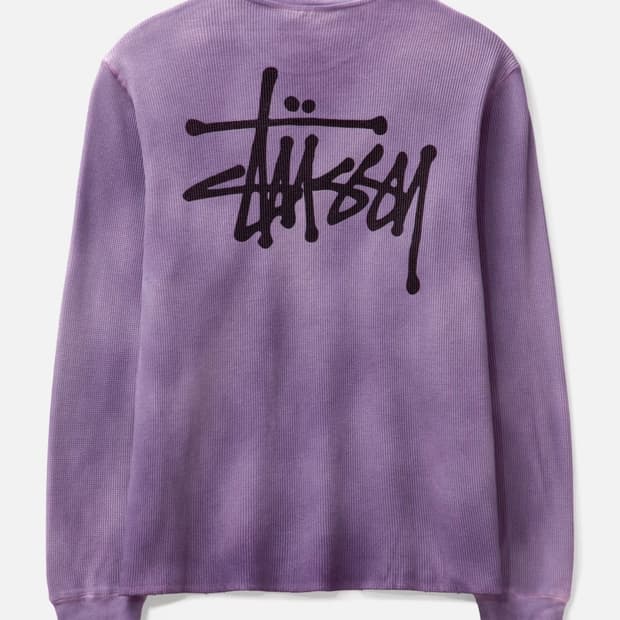 Stussy Basic Stock LS Thermal - Lavender | 후루츠패밀리