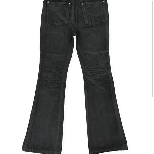 witnessvalley oil spill flared denim xs | 후루츠패밀리