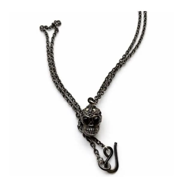IF SIX WAS NINE” BEDROCK Skull necklace | 후루츠패밀리