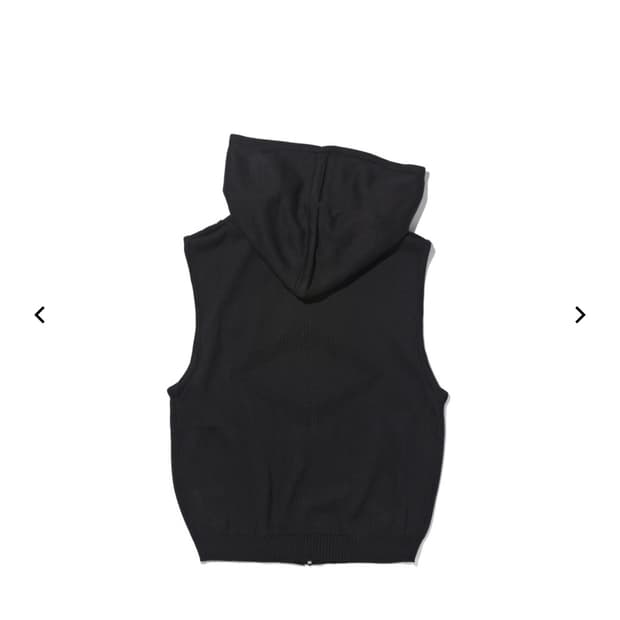 トップス MSCHF RHOMBUS HOODED KNIT VEST MISCHIEF | 미스치프 Mischief Rhombus Hooded Knit Vest Black