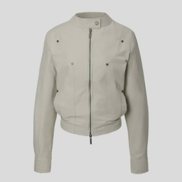 카키포인트 rivet cotton jacket (beige) | 후루츠패밀리