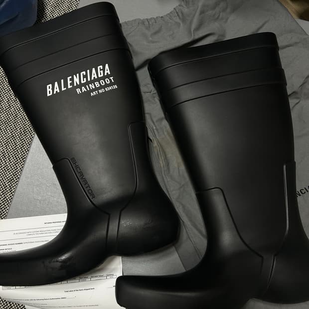 靴 Balenciaga Excavator 41 balenciaga】excavator boots ラバーブーツ
