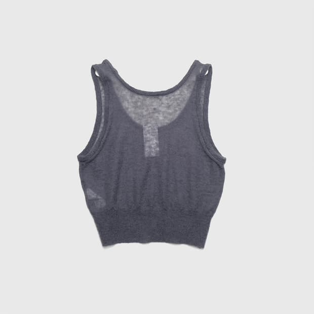 kid mohair sheer knit tank | 후루츠패밀리