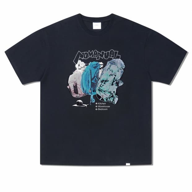 90's Human i Tee Black Panther T-shirt | 후루츠패밀리