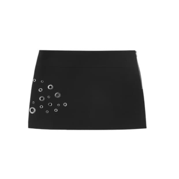 Open yy HUG&HEART CUTOUT SKIRT | 후루츠패밀리
