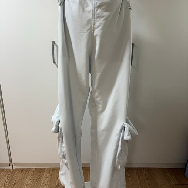 OPEN YY ROLLED WAIST SWEAT CARGO PANTS | 후루츠패밀리