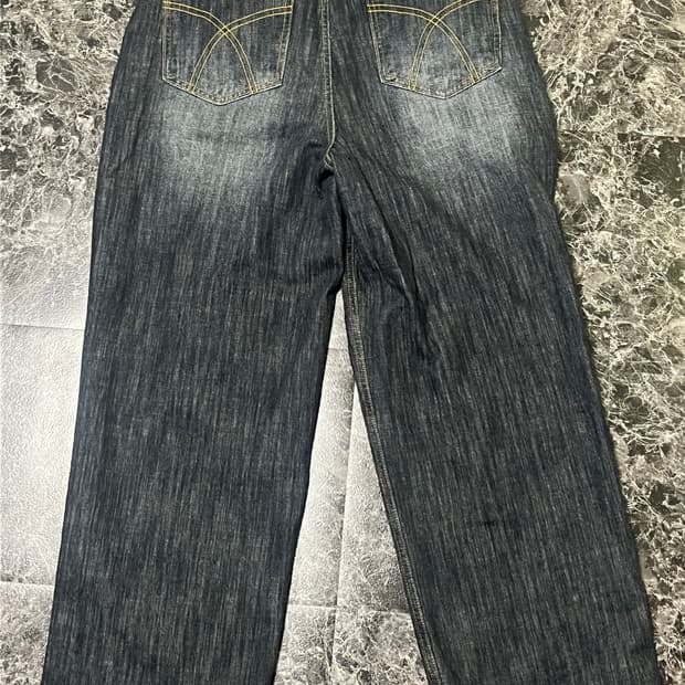 아캄 Scratched Denim Pants (Indigo) | 후루츠패밀리