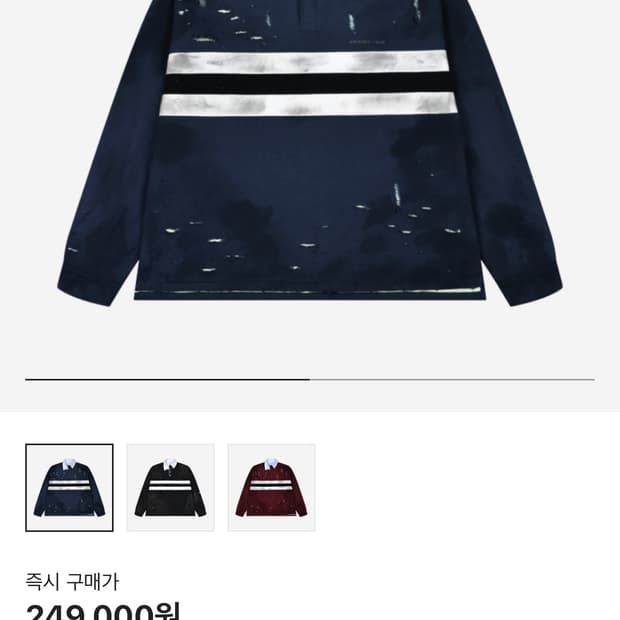 Project G/R Bullied Polo Shirts Navy | 후루츠패밀리