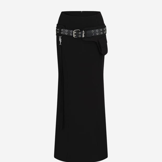 Kashiko★スカート韓国★人気★Pocket Belt Long Skirt Beige MUSINSA公式 | KASHIKO Pocket Belt Long Skirt Beige