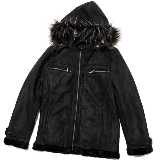 Fuga Waxed Double-Zip Fur Rider Jacket | 후루츠패밀리