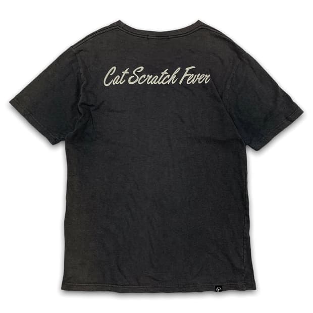 HYSTERIC GLAMOUR CAT SCRATCH FEVER Tシャツ黒XL Hysteric Glamour