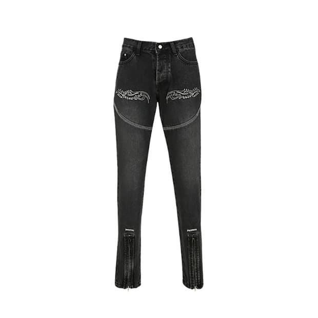 AFB X SICKO DOUBLE KNEE STUDDED PANTS | 후루츠패밀리