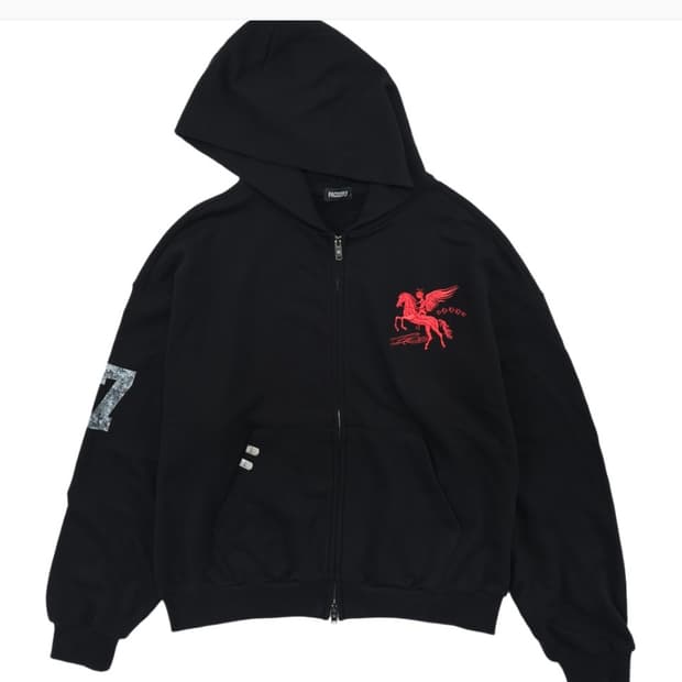 PACO SPLY] FALLING ANGEL ZIP UP HOODIE | 후루츠패밀리