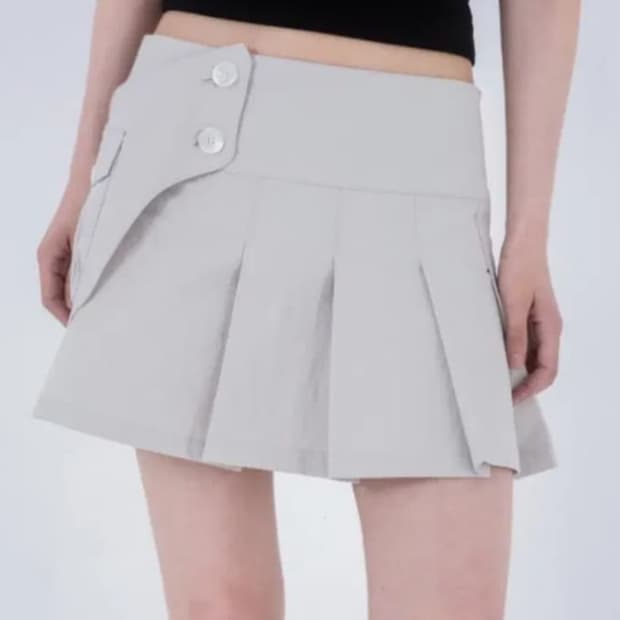★MISEKI SEOUL★ Shirring ruffle midi skirt Miseki Seoul Shirring Ruffle Midi Skirt Black #미세키서울